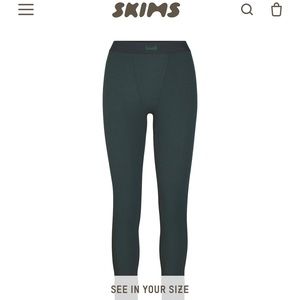 Skims Soft Lounge Legging - size Medium -Cypress